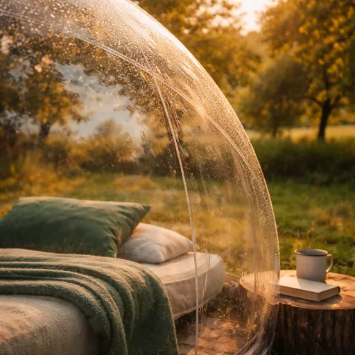 Dormir dans une bulle en Normandie : une parenthèse étoilée au cœur de la nature
